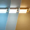 Plafonnier led 15w cct-40cm-3000k-4000k-6000k bois