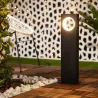 Borne potelet 60cm a fixer led 12w ip54 jardin 3000k 900 lumens