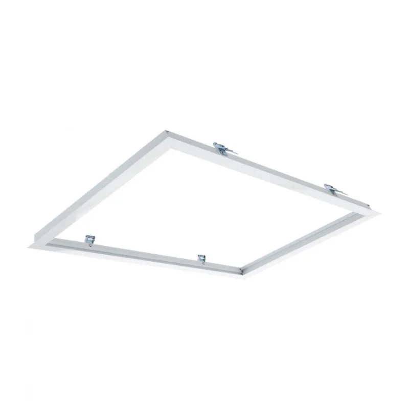 Cadre pour encastrement dalle led 30x120cm avec ressort type downlight