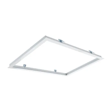 Cadre pour encastrement dalle led 30x120cm avec ressort type downlight