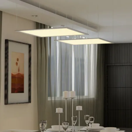 Dalle led panneau lumineux 60x60cm suspendu 4000 lumens