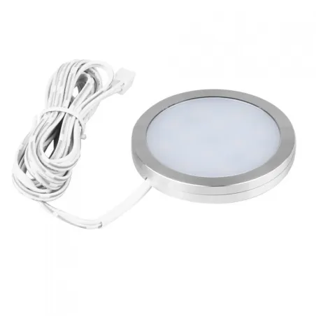 Mini led 3w 12v orientable saillie 55mm-250 lumens-camping car cuisine meuble niche