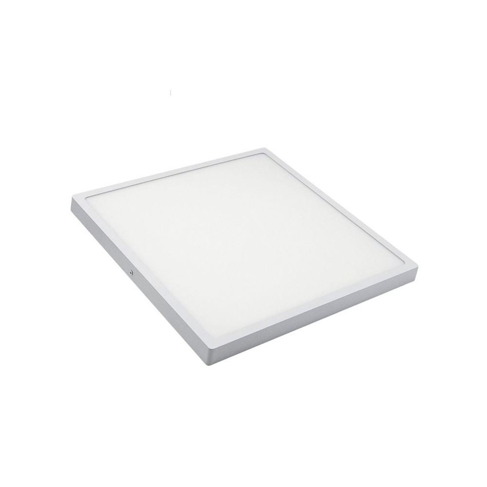 Applique plafonnier 18w led carré blanc 20cm cct -3000k-4000k-6000k