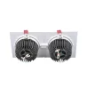 Downlight spot 20w led double carre blanc encastrable orientable-1800 lumens