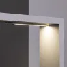 Réglette led 50cm-24v-5w-4000k-600 lumens-interrupteur sans contact-dressing-meuble cuisine