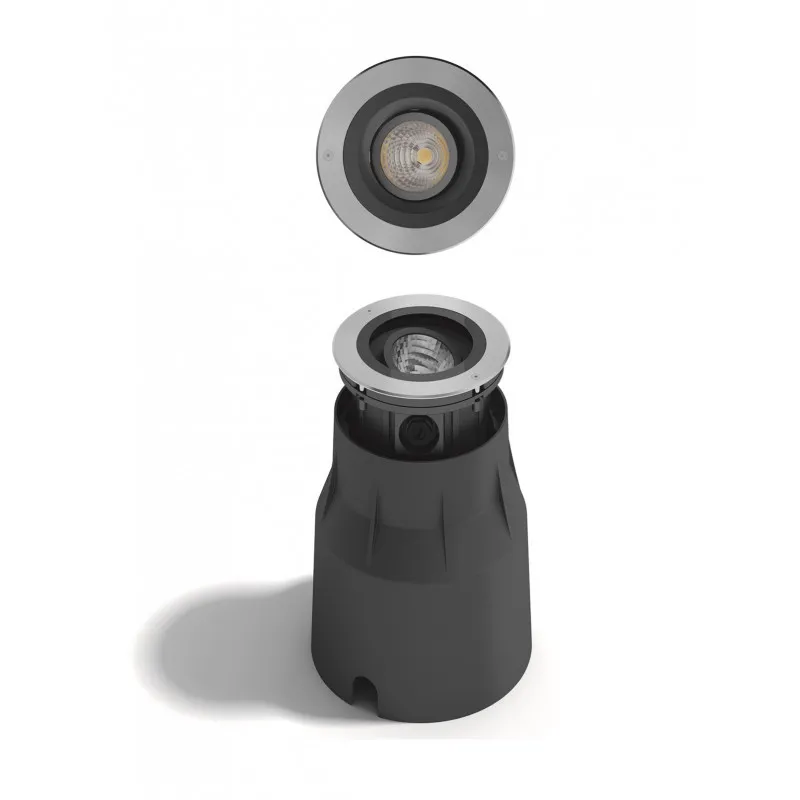 Encastré de sol orientable 15W led-ip67-950 lumens 3000k