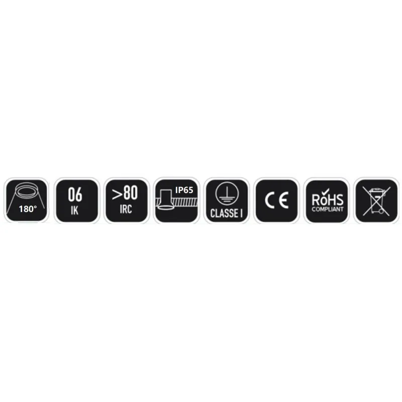 Applique murale extérieure IP65 gris anthracite 220v CULOT E27