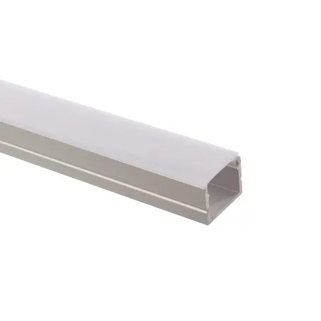1m profilé aluminium au métre pour ruban led 220v monochrome