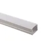 1m profilé aluminium au métre pour ruban led 220v monochrome