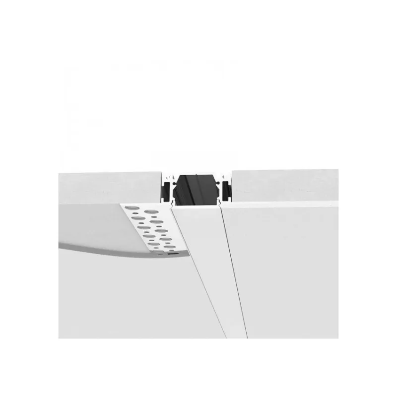 1m profilé encastrable placoplâtre aluminium au mètre pour ruban led 220v