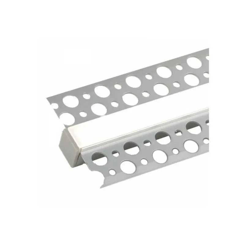 1m profilé encastrable placoplâtre aluminium au mètre pour ruban led 15mm