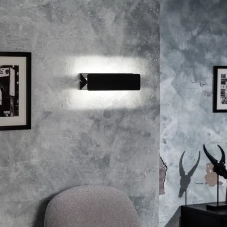 applique-led-noire-eclairage-haut-et-bas-ajustable-clapet-10w-160-lumens-3000k