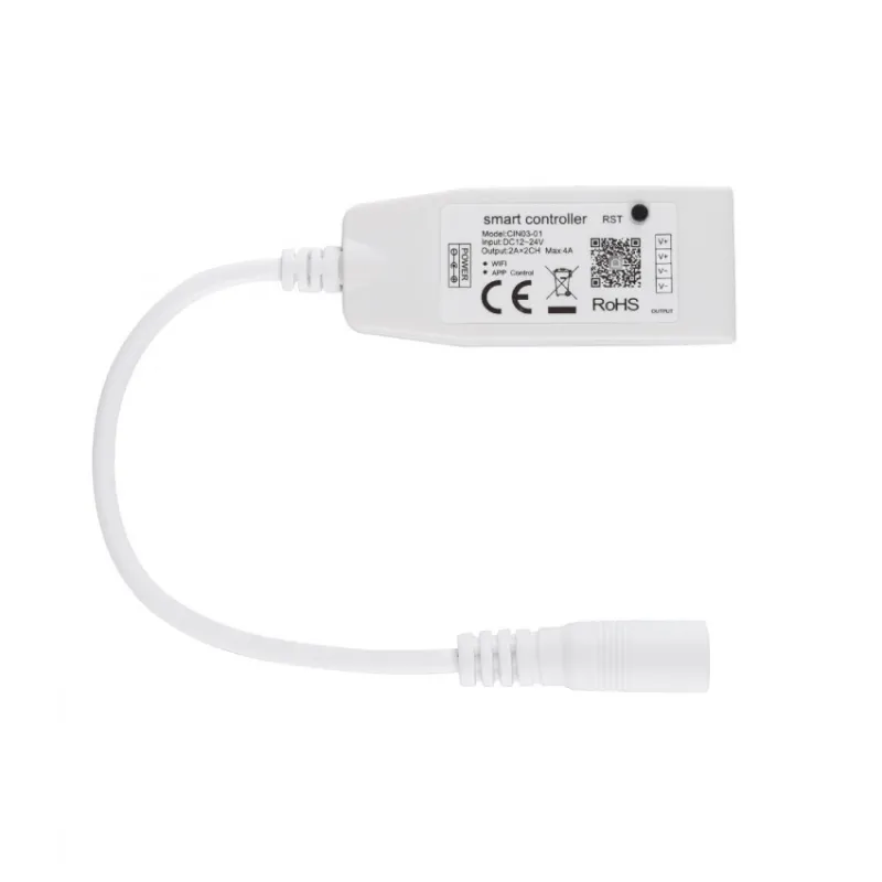 Contrôleur ruban led wifi 12-24v monochrome