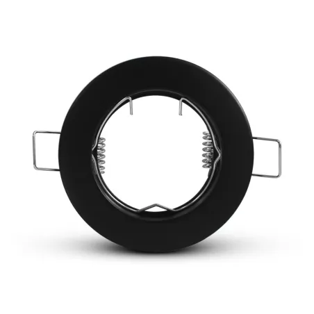 SUPPORT DE SPOT ROND NOIR 77 mm