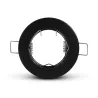 SUPPORT DE SPOT ROND NOIR 77 mm