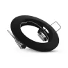 SUPPORT DE SPOT ROND NOIR 77 mm