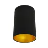 SPOT SAILLIE GU10 CYLINDRE NOIR/DORE