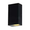 APPLIQUE MURALE LED 2X5 W RECTANGULAIRE 4000K GRIS ANTHRACITE IP54