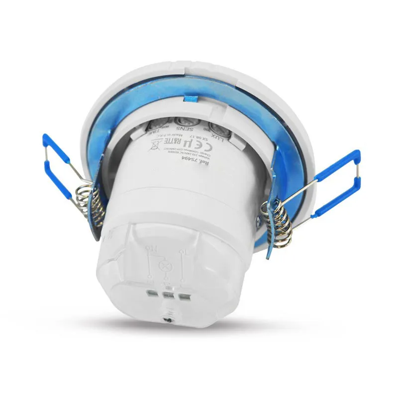 DETECTEUR DE MOUVEMENT RADIO  FREQUENCE LED ENCASTRABLE 360deg