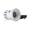 Support de spot BBC rond blanc fixe + douille automatique Basse luminance