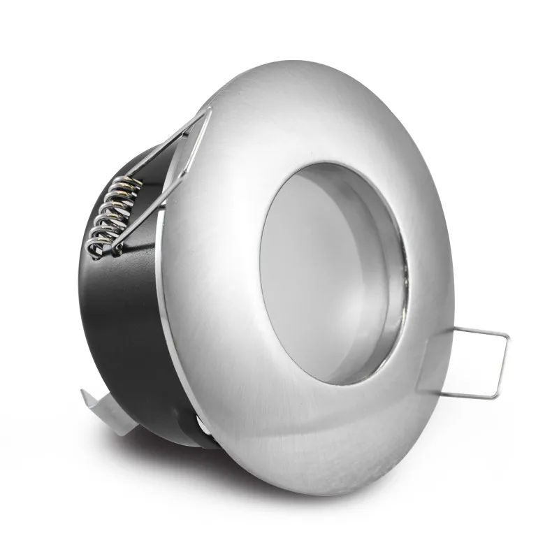 SUPPORT DE SPOT BBC  ROND ETAIN BROSSE ETANCHE  IP 65  82mm