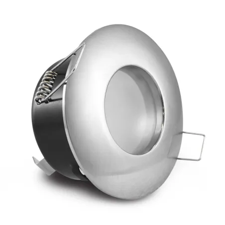 SUPPORT DE SPOT BBC  ROND ETAIN BROSSE ETANCHE  IP 65  82mm