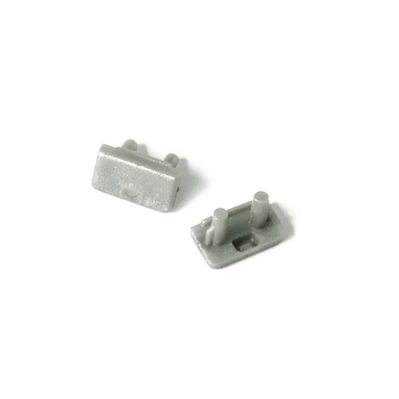 TERMINAISON PROFILE LED FIN GRIS PACK DE 2