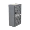 APPLIQUE MURALE LED 2X5 W RECTANGULAIRE 3000K GRIS ANTHRACITE IP54