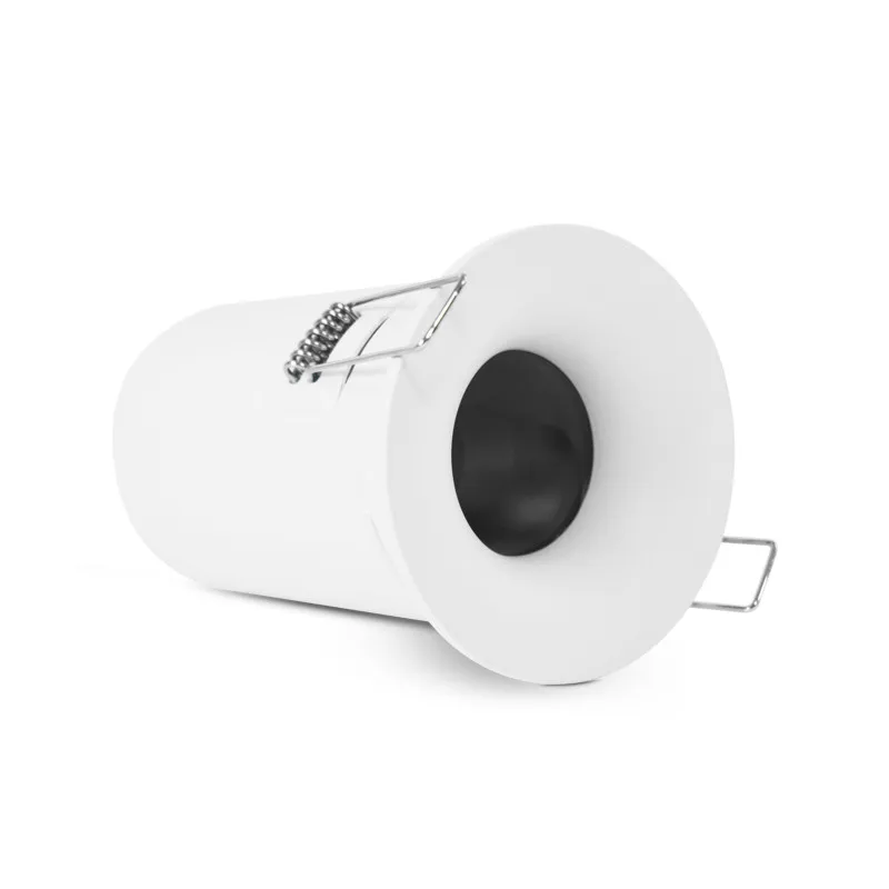 SUPPORT DE SPOT BBC  ROND BLANC  FIXE IP65 basse luminance