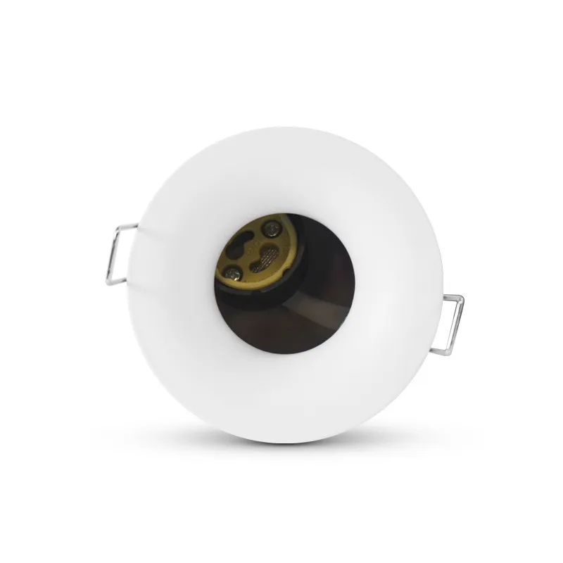 SUPPORT DE SPOT BBC  ROND BLANC  FIXE IP65 basse luminance