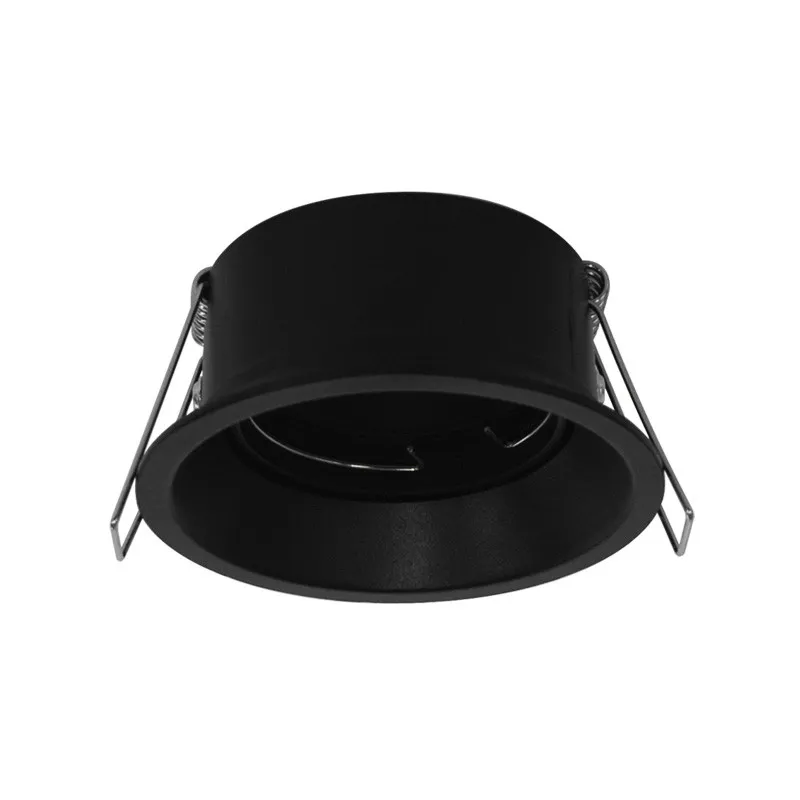 SUPPORT DE SPOT  ROND    NOIR ROTATIF BASSE LUMINANCE ORIENTABLE 85mm
