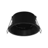 SUPPORT DE SPOT  ROND    NOIR ROTATIF BASSE LUMINANCE ORIENTABLE 85mm