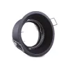 SUPPORT DE SPOT  ROND    NOIR ROTATIF BASSE LUMINANCE ORIENTABLE 85mm