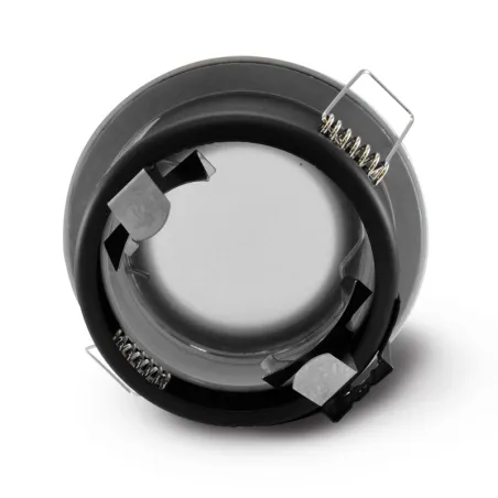 SUPPORT DE SPOT BBC  ROND BLANC ETANCHE  IP 65  82mm