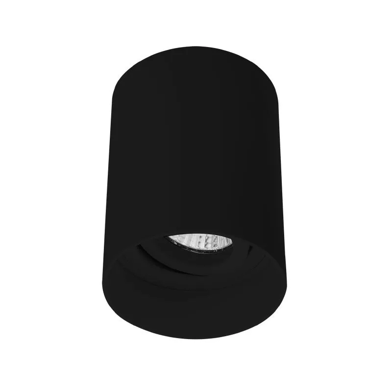 SPOT SAILLIE GU10 CYLINDRE NOIR BASSE LUMINANCE