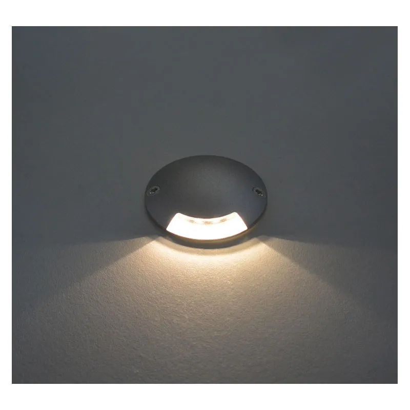 SPOT LED BALISE 1W-12v-4000K ROND IP67 1 DIFFUSEUR