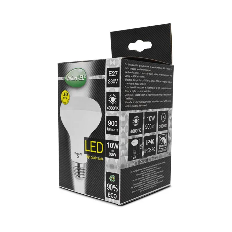 AMPOULE LED E27 SPOT R80 10W 4000K