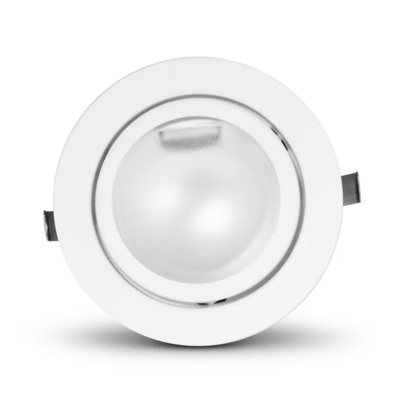 SUPPORT DE SPOT G4 12V ROND BLANC BOITE