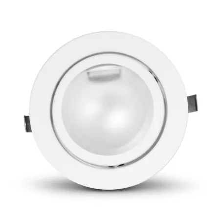 SUPPORT DE SPOT G4 12V ROND BLANC BOITE