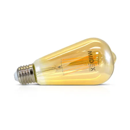 LED FIL COB ST64 E27 8 W 2700 K GOLDEN BOITE