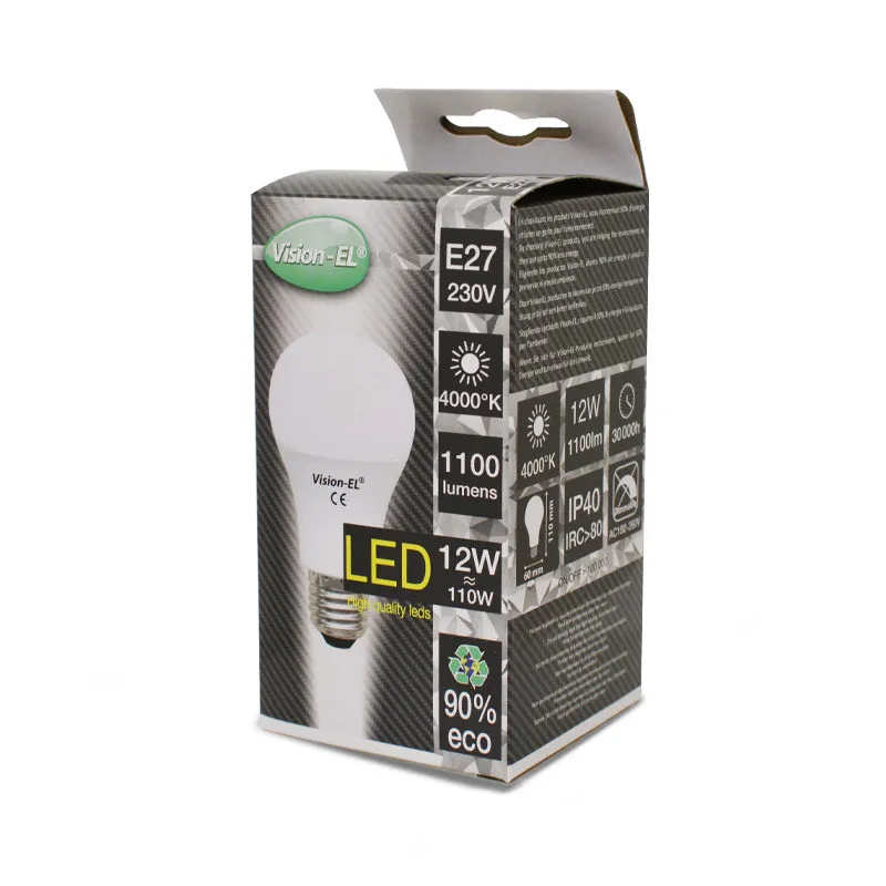 LED 12 W BULB E27 4000 K BOITE