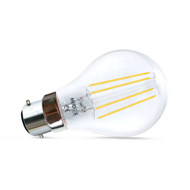 LED FIL COB BULB B22   8 W 4000 K CLAIRE BOITE