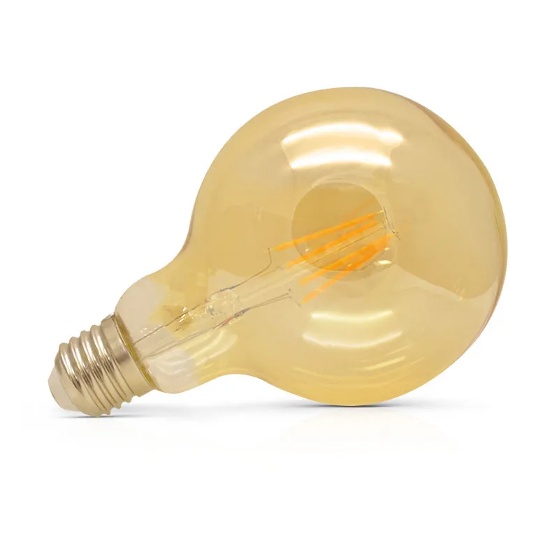 LED FIL COB GLOBE G95 E27 8 W 2700 K GOLDEN BOITE