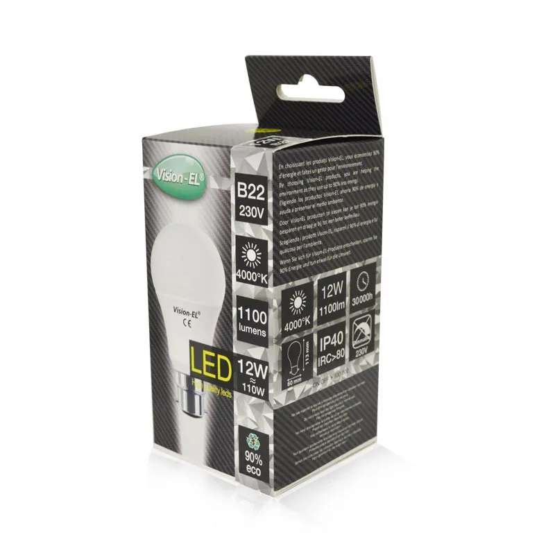 LED   12 W  BULB B22 4000 K BOITE