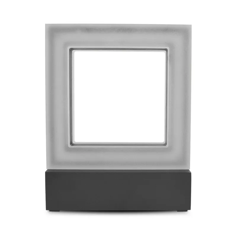 APPLIQUE MURALE LED 12 W CARRE 4000K GRIS ANTHRACITE IP54