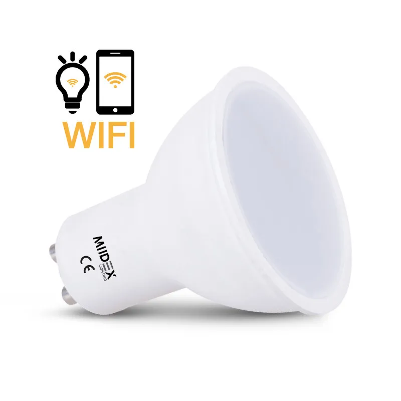 LED   5  W   GU10 WIFI  100deg  4000 K DIMMABLE BOITE