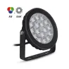 PROJECTEUR EXTÉRIEUR NOIR 230V 9W RGB + BLANC CCT IP65
