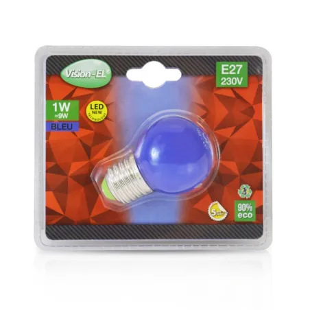 AMPOULE LED E27 BULB 1W 6000K