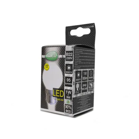 LED   1 W  BULB B22  6000 K DEPOLI BOITE