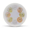 LED   4 W  GU 5.3 RGB+BLANC   25deg  BOI